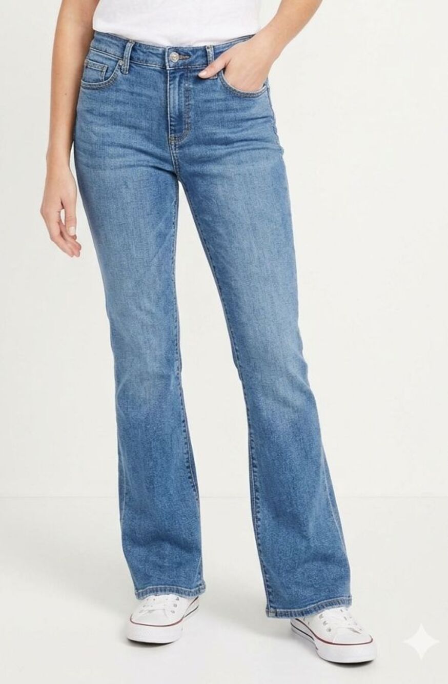 LOFT The Boot Jeans Women's Size 28 (6) 30x29 Medium Wash Denim Bootcut EUC